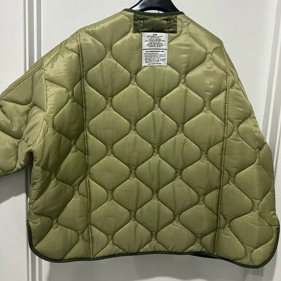 PRICE FIRM-THE FRANKIE SHOP TEDDY QUILTED JACKET - Picture 10 of 15